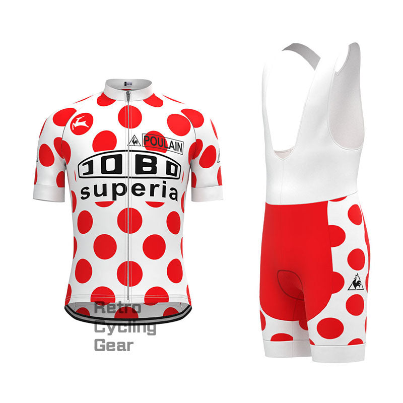 COBD Red-Dot Retro Short Sleeve Cycling Kit