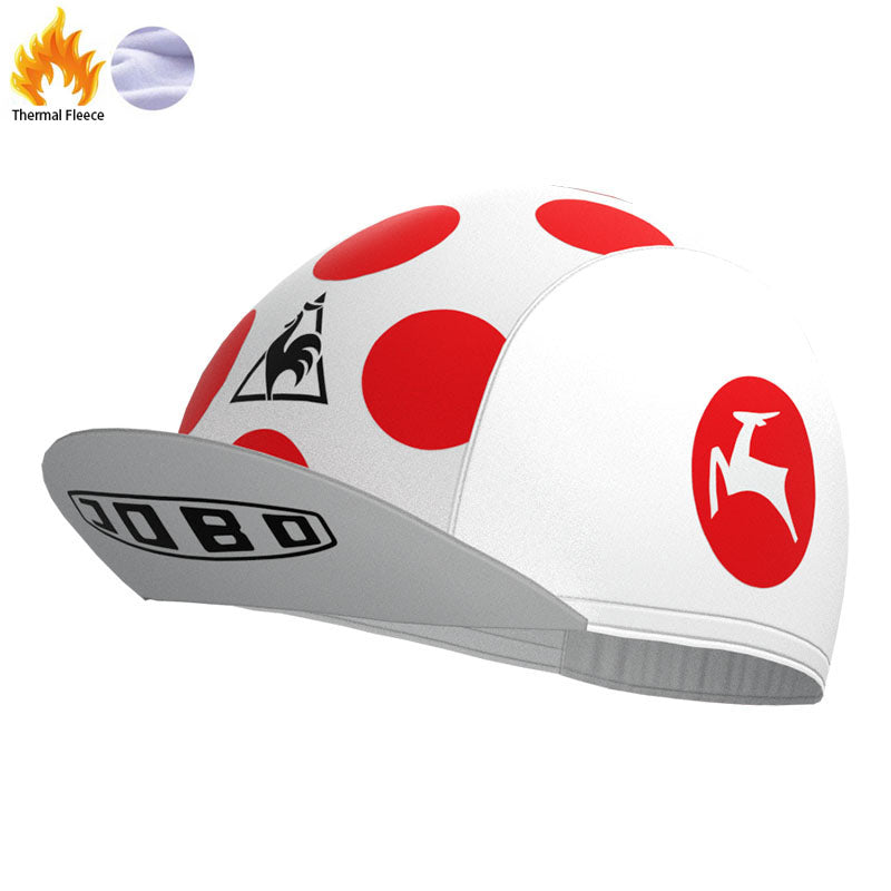 COBD Red-Dot Retro Radsportkappe