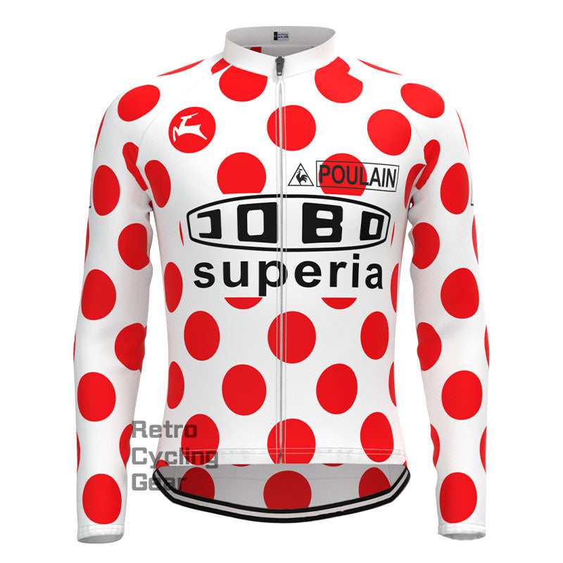 COBD Red-Dot Retro Long Sleeves Jersey