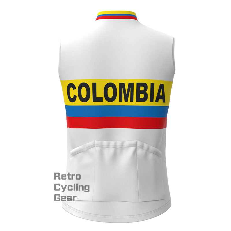 COLOMBIA Fleece Retro Cycling Vest