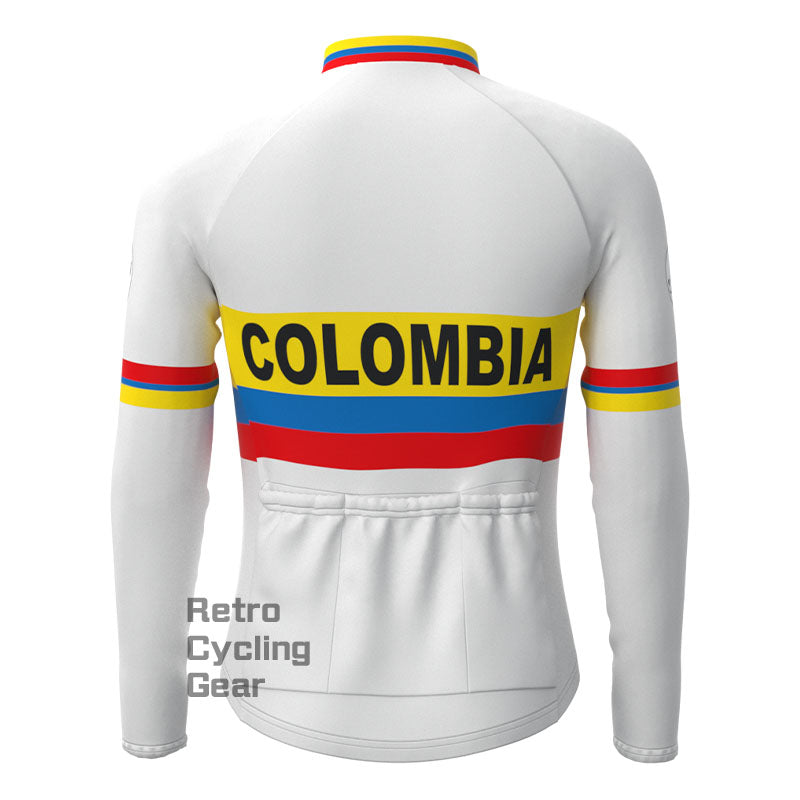 COLOMBIA Fleece-Retro-Radsport-Sets