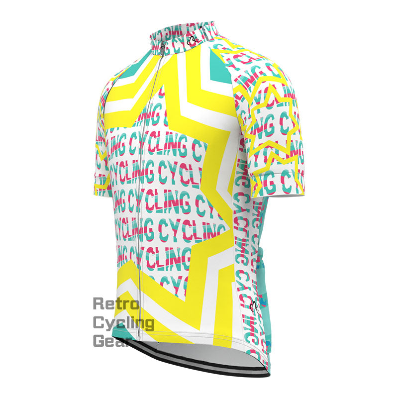 Star Type Cycling Short Sleeves Cycling Jersey