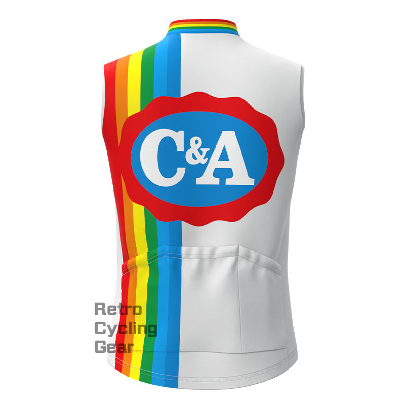 C&A Fleece Retro Cycling Vest