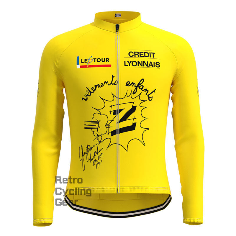 Credlt Lyonnals Retro Long Sleeves Jersey