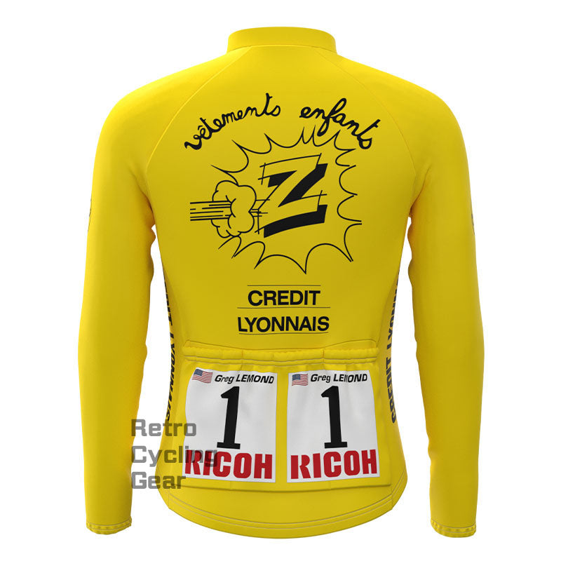 Credlt Lyonnals Fleece Retro Cycling Kits