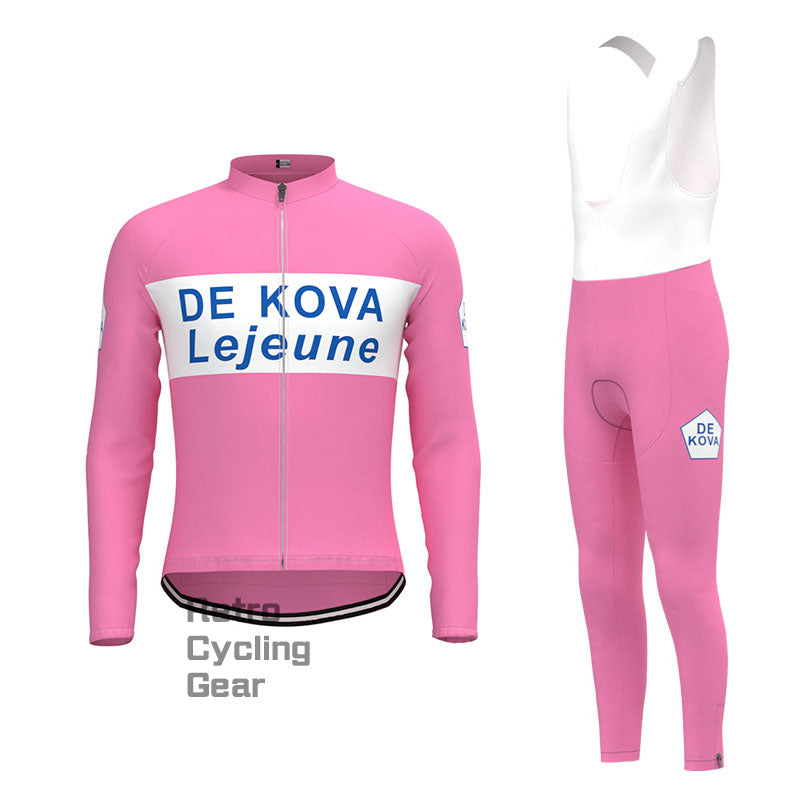 DE KOVA Retro-Langarm-Fahrradset