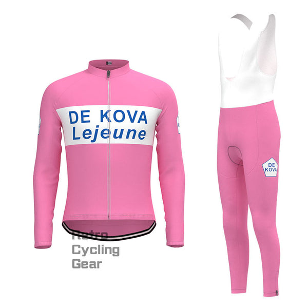 DE KOVA Retro Long Sleeve Cycling Kit