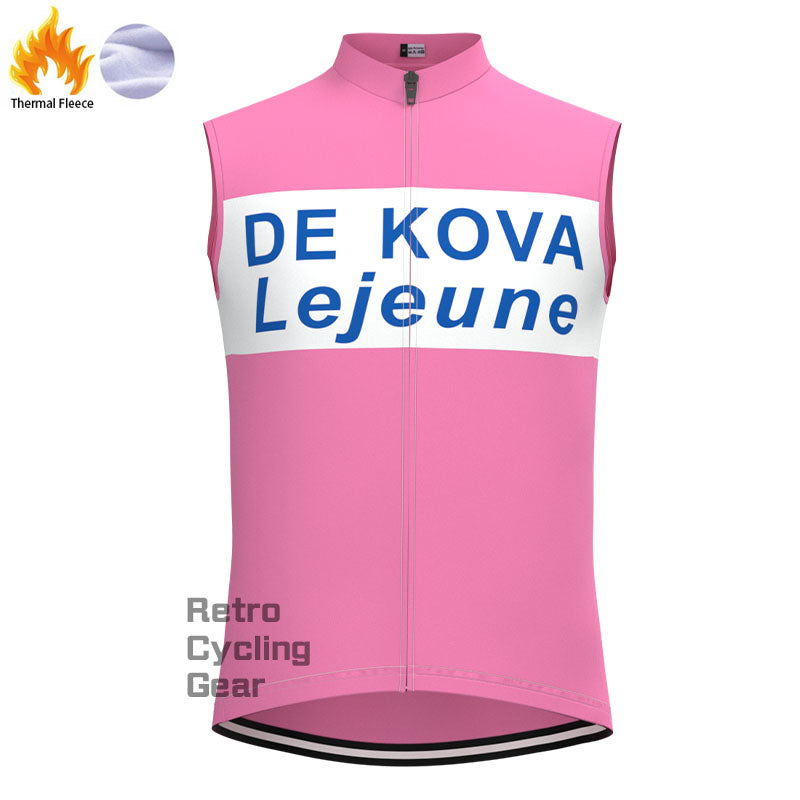 DE KOVA Fleece Retro-Radweste