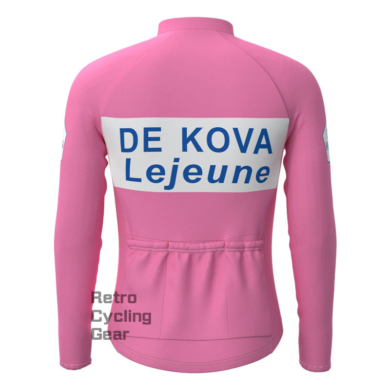 DE KOVA Fleece-Retro-Radsport-Sets