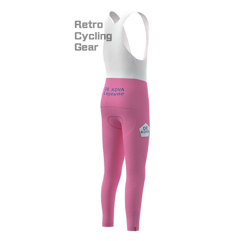 DE KOVA Fleece-Retro-Radsport-Sets