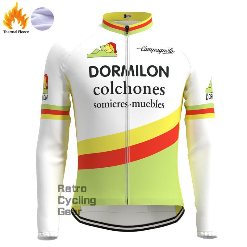 Dormilon Fleece Retro Long Sleeves Jerseys