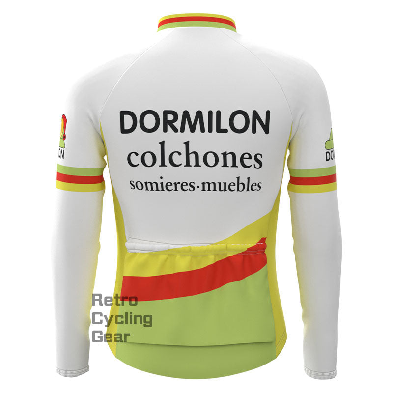 Dormilon Fleece Retro Long Sleeves Jerseys