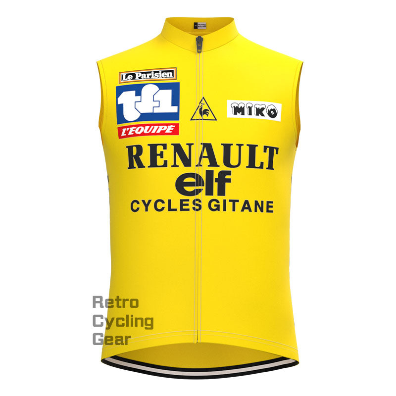 ELF Yellow Retro Cycling Vest