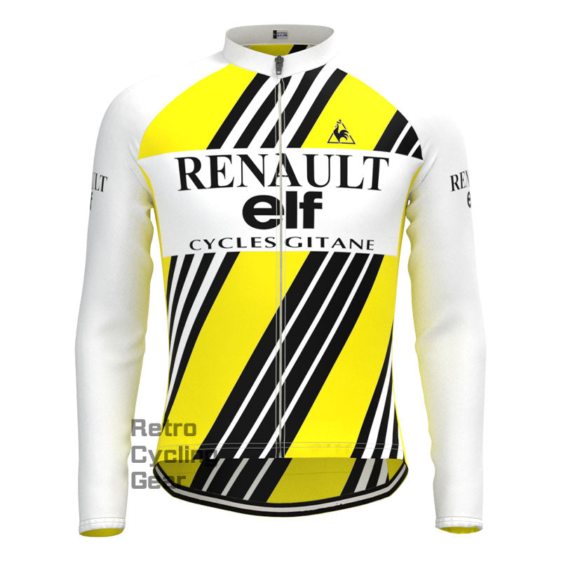 ELF-Streifen-Retro-Langarmtrikot