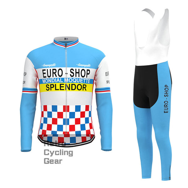 EURO Retro Long Sleeve Cycling Kit