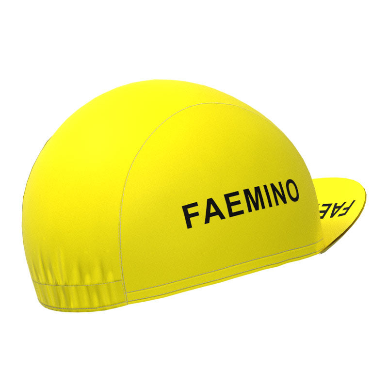 FAEMINO Yellow Retro Cycling Cap