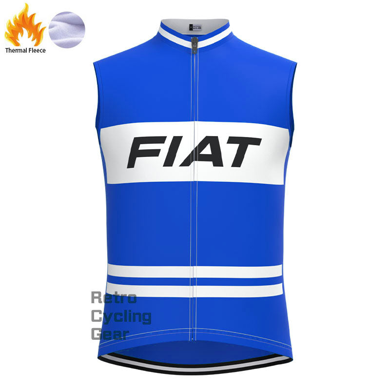 FIAT Fleece Retro Cycling Vest