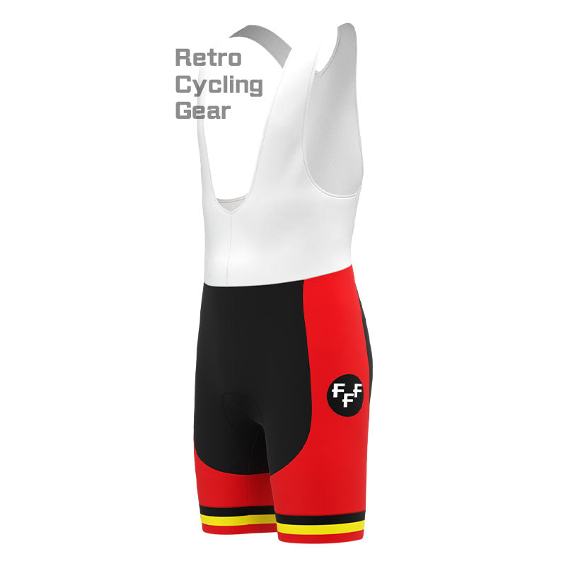 Rot-weiße Retro-Radhose von Faema