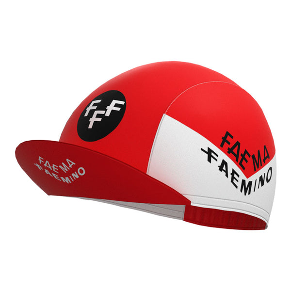 Faema Red-White Retro Cycling Cap