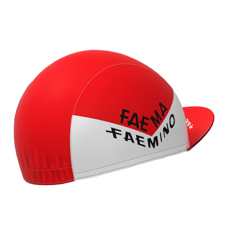 Faema Red-White Retro Cycling Cap