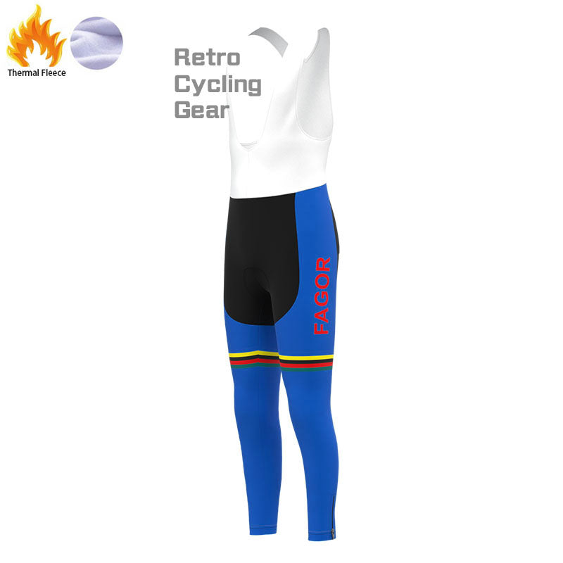Fagor Blue Fleece Retro Cycling Kits