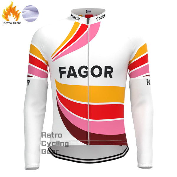 Fagor Fleece Retro Long Sleeves Jerseys