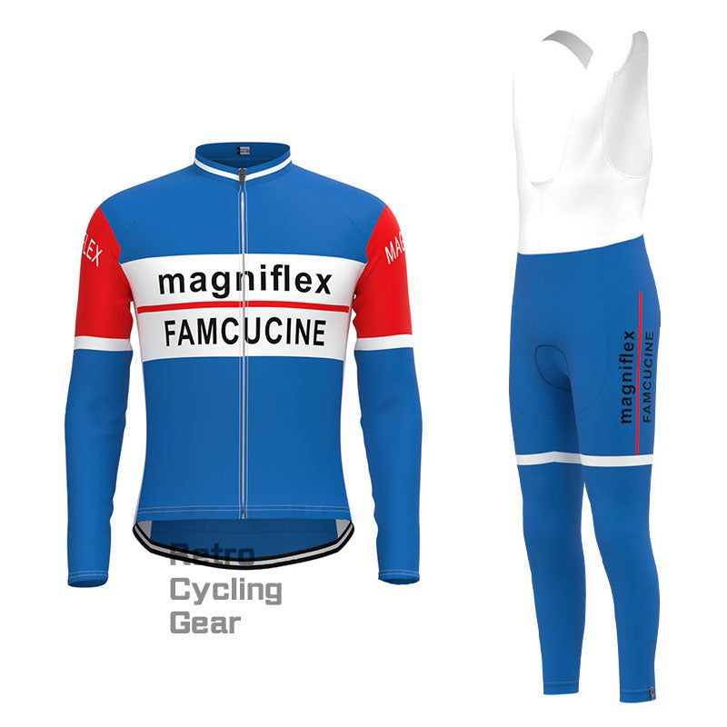 Famcucine Retro Long Sleeve Cycling Kit