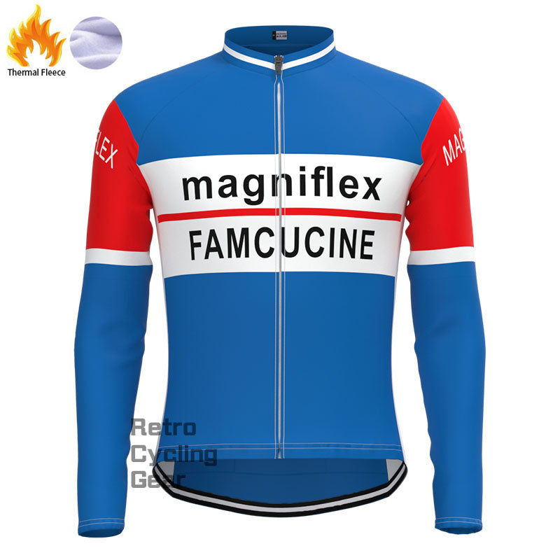 Famcucine Fleece Retro Cycling Kits