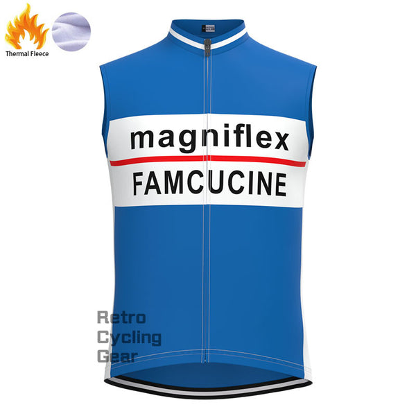 Famcucine Fleece Retro Cycling Vest
