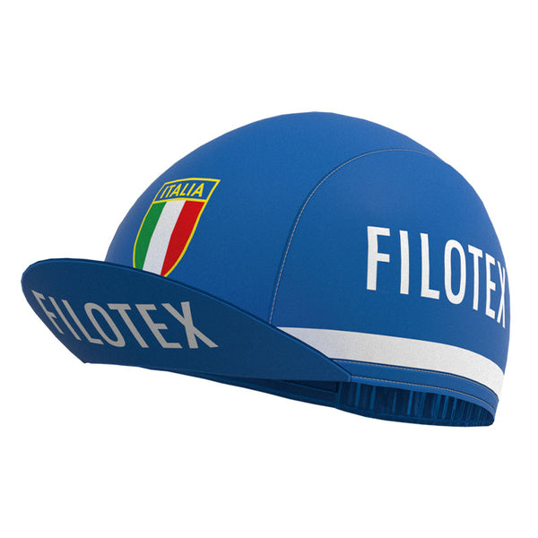 Filotex Blue Retro Cycling Cap