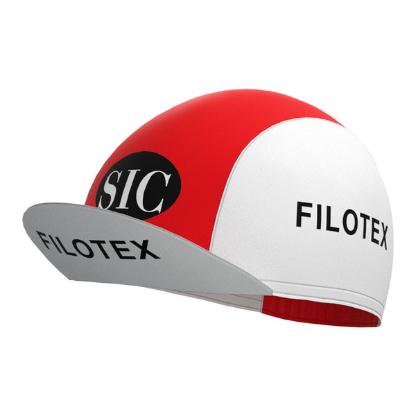 Filotex Red Retro Cycling Cap