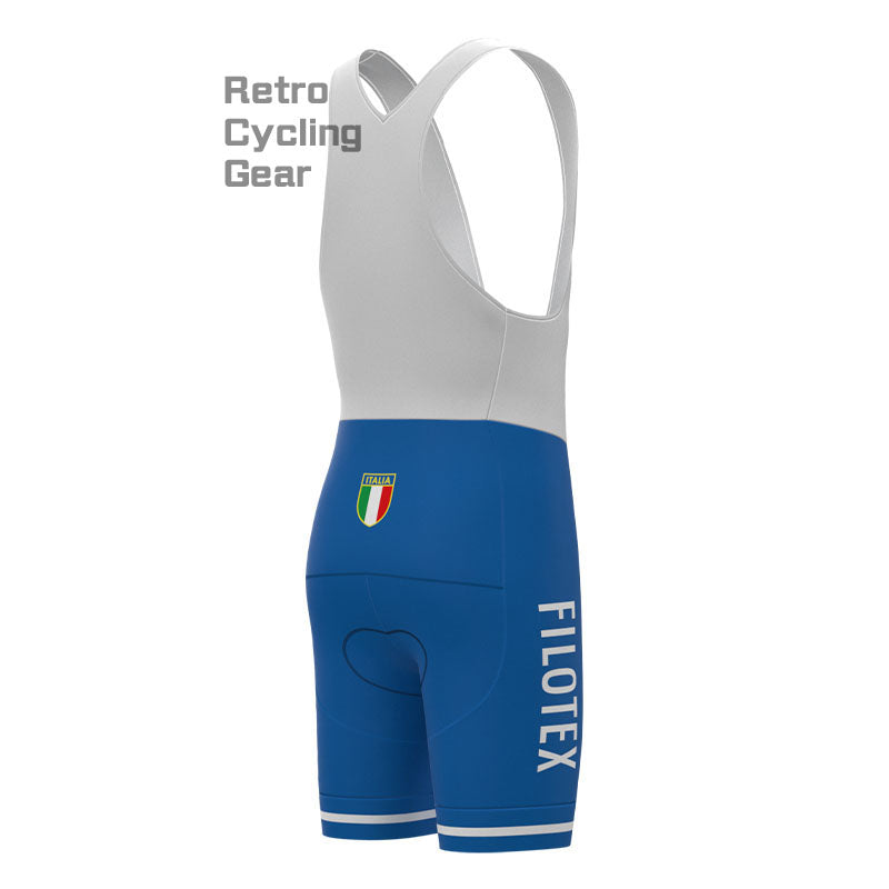 Filotex Blue Retro Short Sleeve Cycling Kit