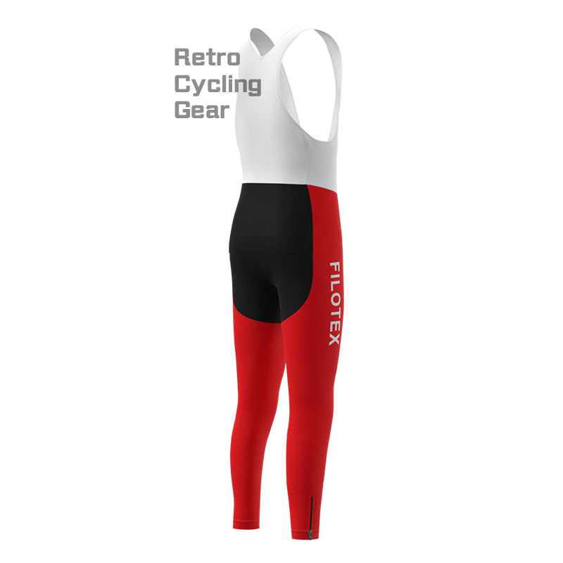 Filotex Red Fleece Retro-Radsport-Sets