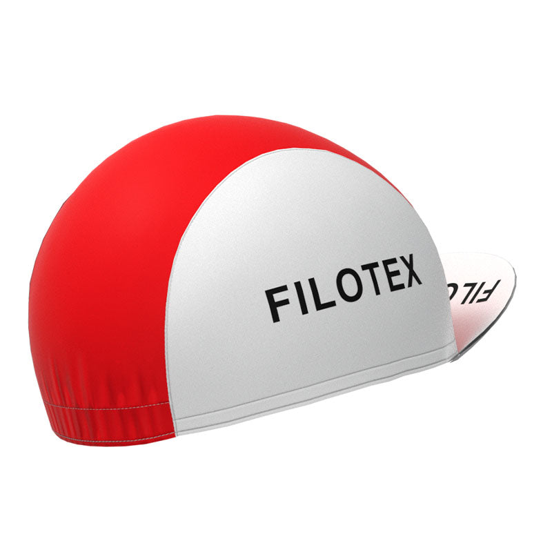 Filotex Red Retro Cycling Cap