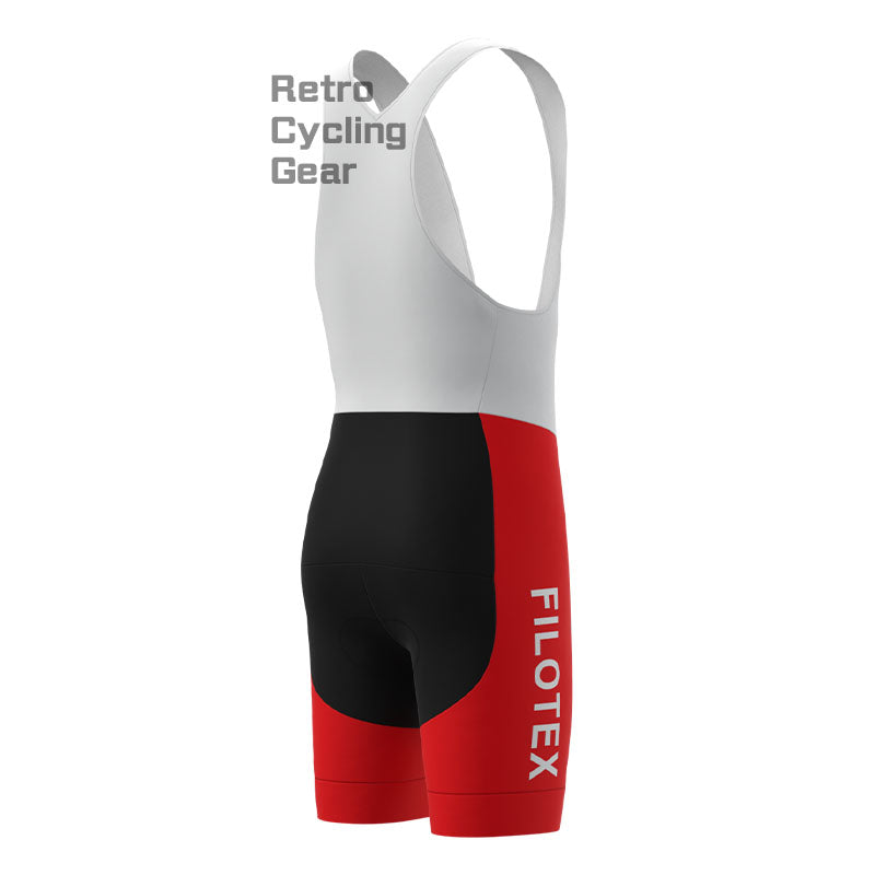 Filotex Red Retro Cycling Shorts