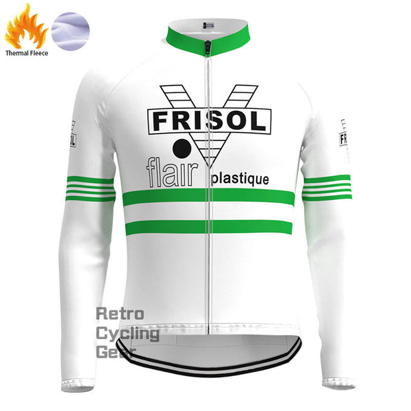 Frisol Fleece Retro Long Sleeves Jerseys