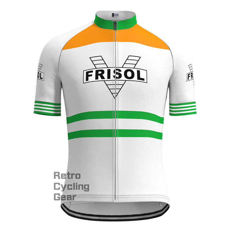 Frisol Orange Retro Short sleeves Jersey