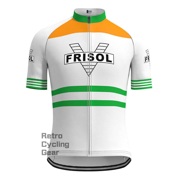 Frisol Orange Retro Short sleeves Jersey