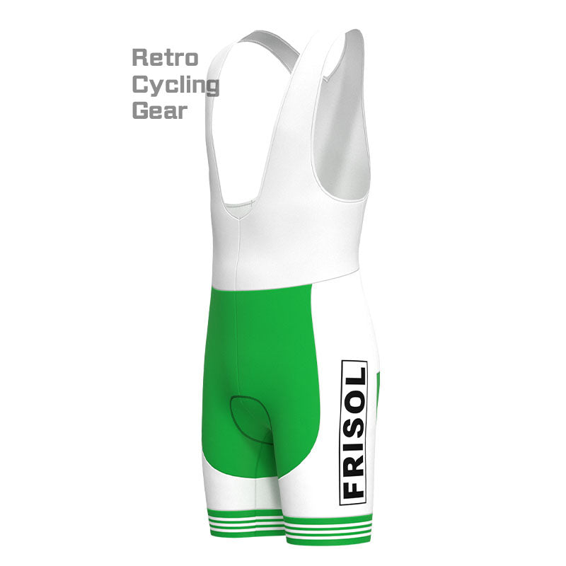 Frisol Orange Retro Short Sleeve Cycling Kit