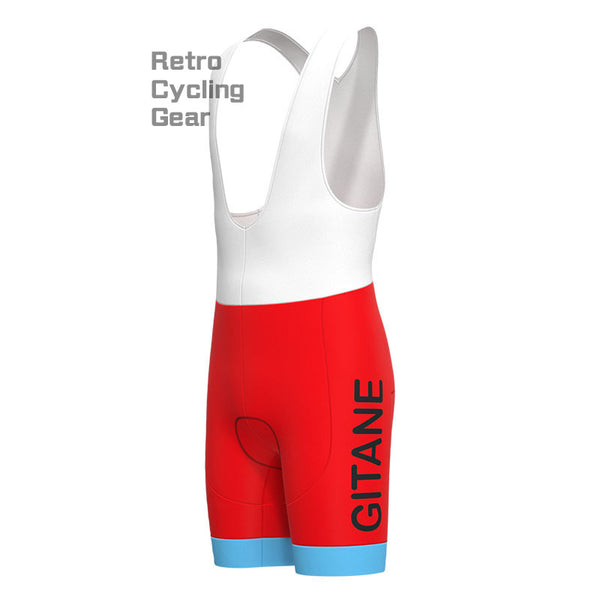 GITANE Blue-Red Retro Cycling Shorts