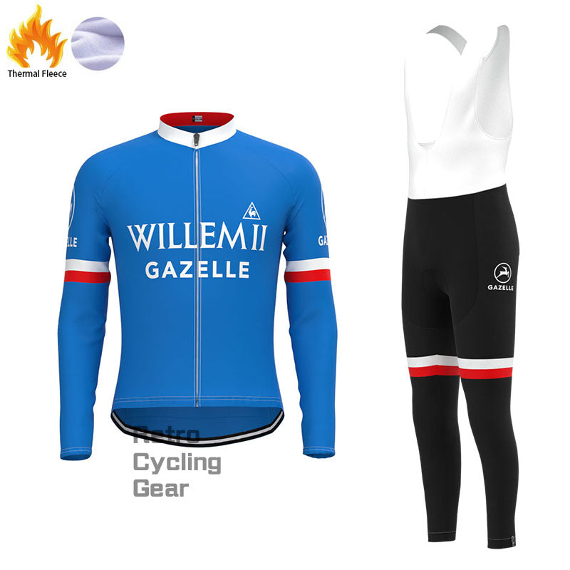 Gazelle Fleece Retro-Radsport-Sets