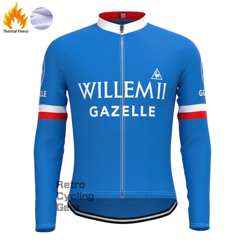 Gazelle Fleece Retro-Radsport-Sets