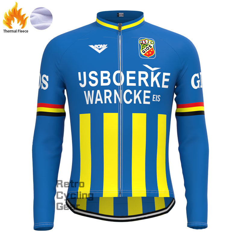 Gios Fleece Retro Long Sleeves Jerseys