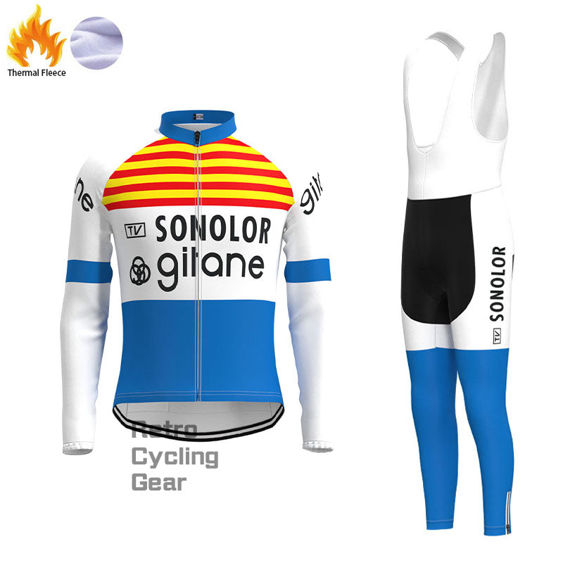 Gllane Fleece Retro Cycling Kits