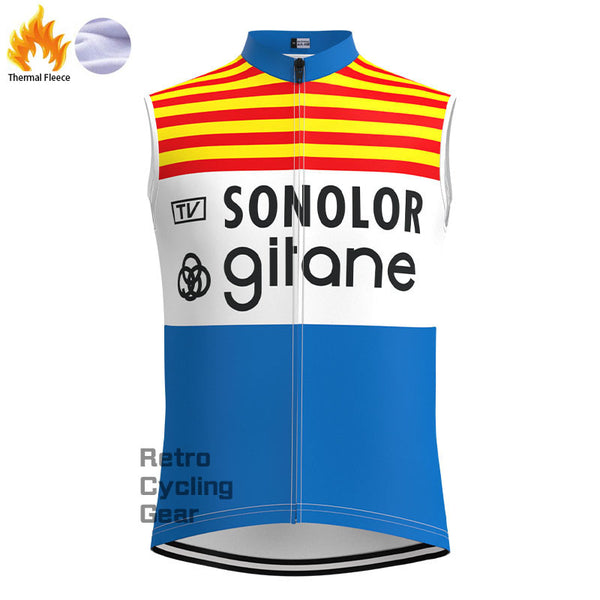 Gllane Fleece Retro Cycling Vest