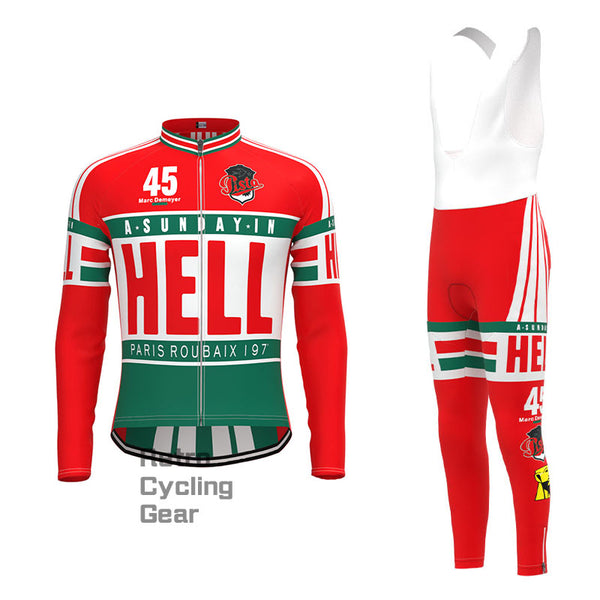 HELL Retro Langarm-Fahrradset