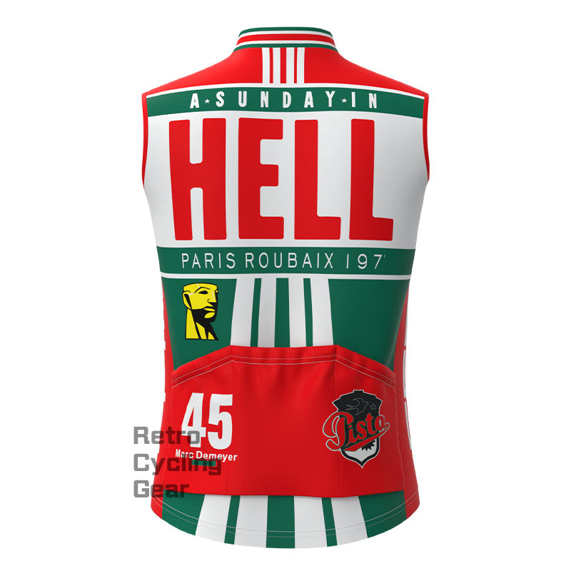 HELL Fleece Retro Cycling Vest