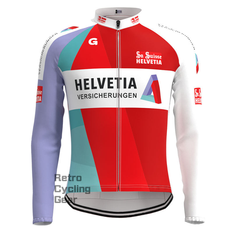 Helvetla Retro-Langarmtrikot