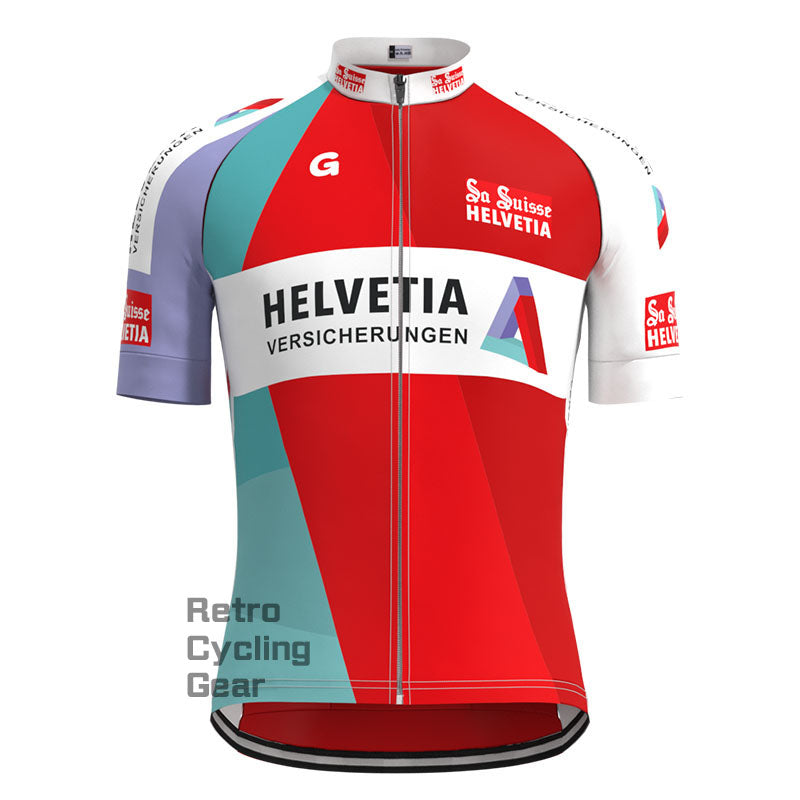 Helvetla Retro Short Sleeve Cycling Kit