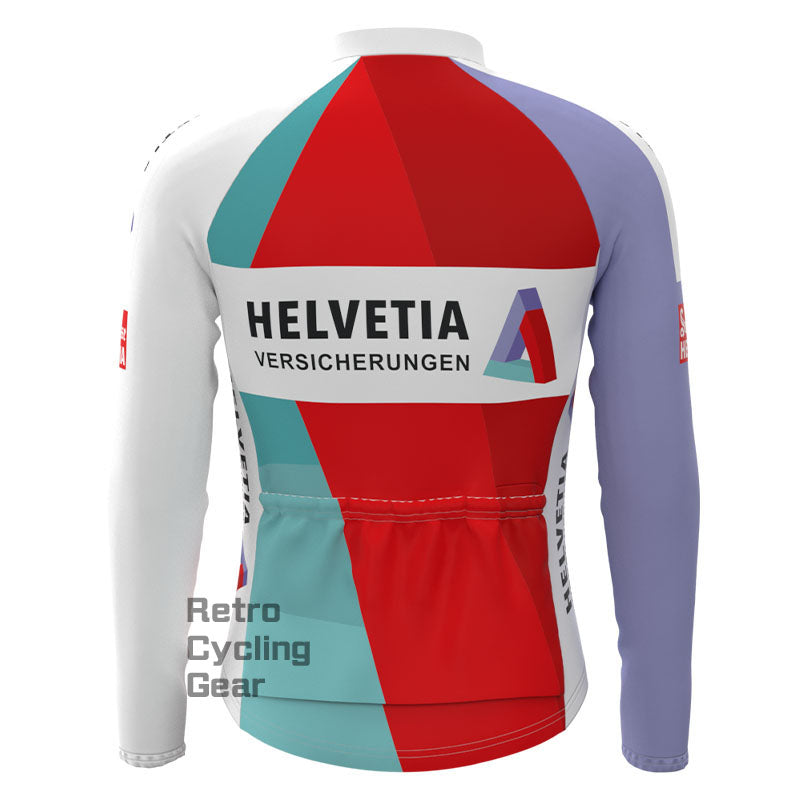 Helvetla Retro Long Sleeve Cycling Kit